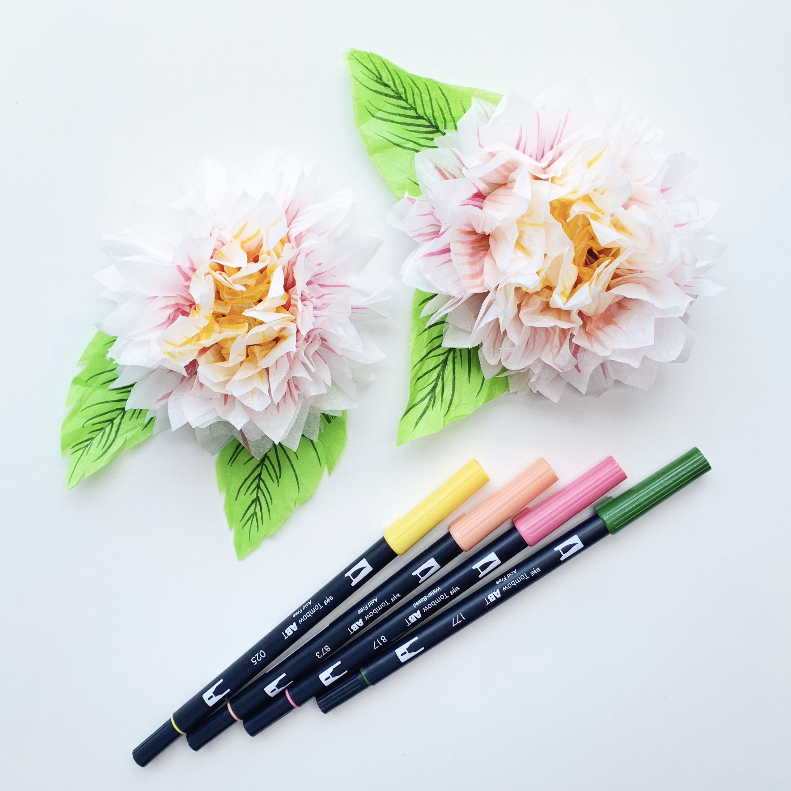 Pen + Paper Flowers: STYLING