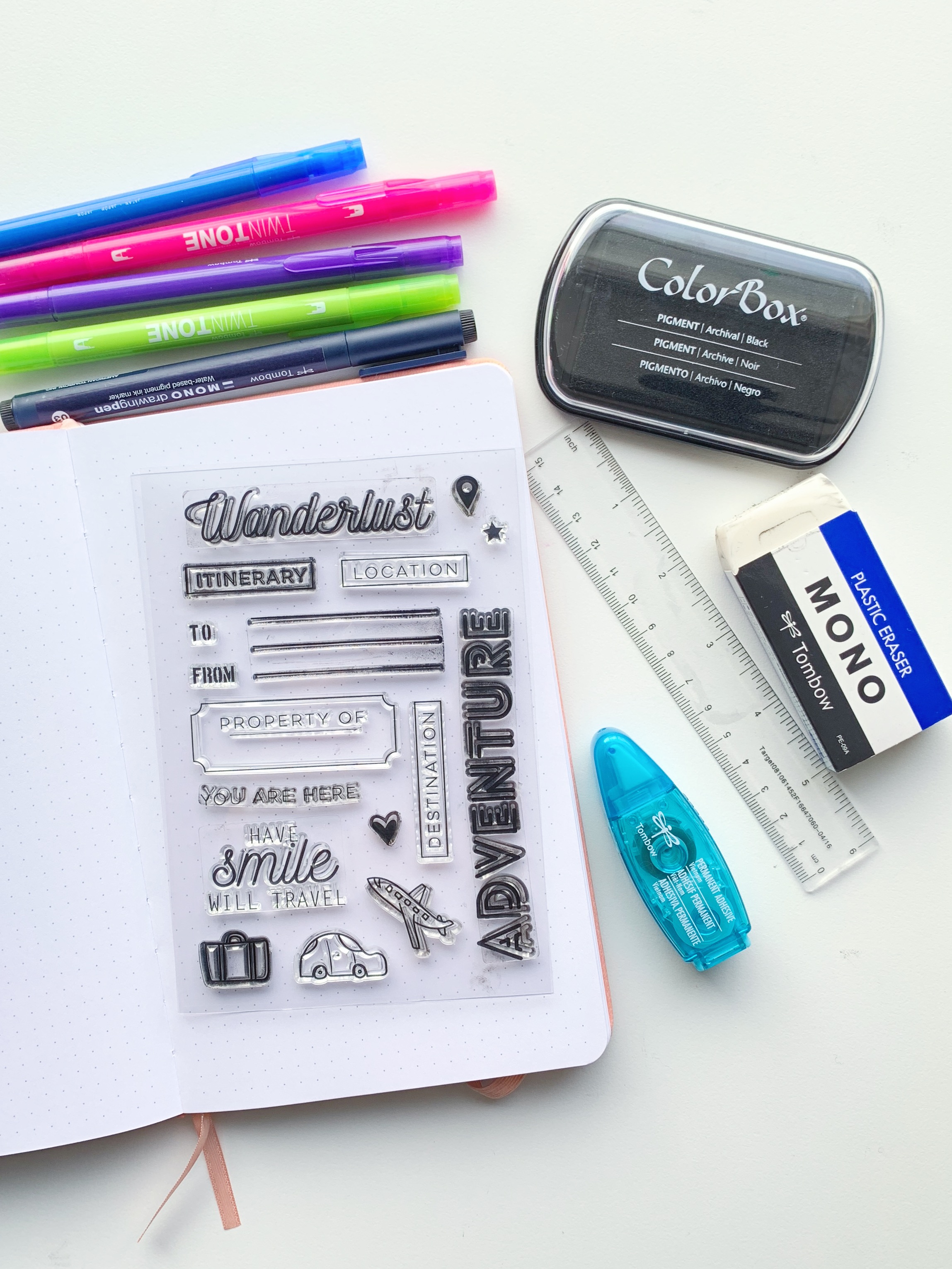 DIY Travel Journal With Clique Kits - Tombow USA Blog