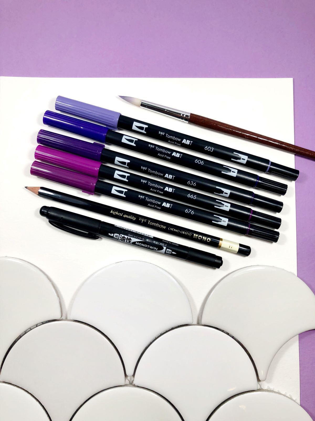 Create vibrant watercolor art with @tombowusa Dual Brush Pens. Learn how with @aheartenedcalling #tombow #watercolor #art