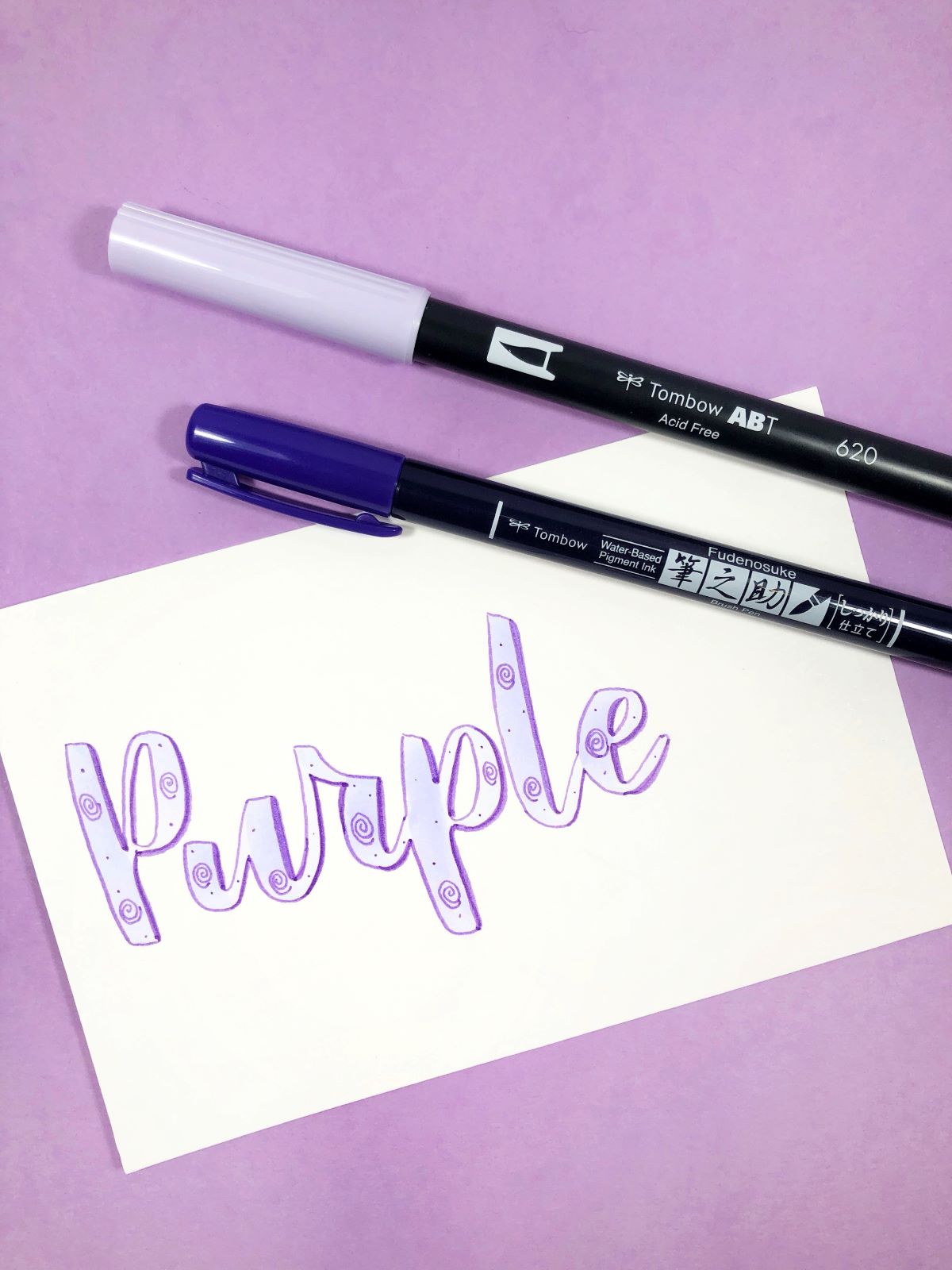 How To Use Tombow Fudenosuke Brush Pens