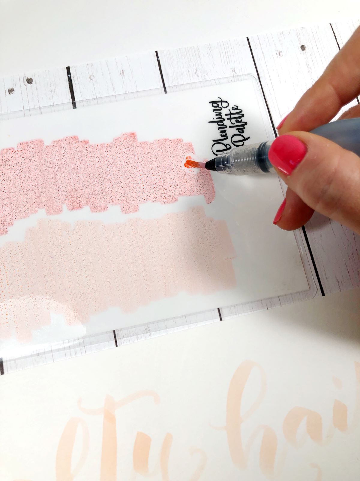 Use @tombowusa Dual Brush Pens to create Coral Inspired Watercolor Lettering. Follow this tutorial from @aheartenedcalling #tombow #tombowusa #aheartenedcalling