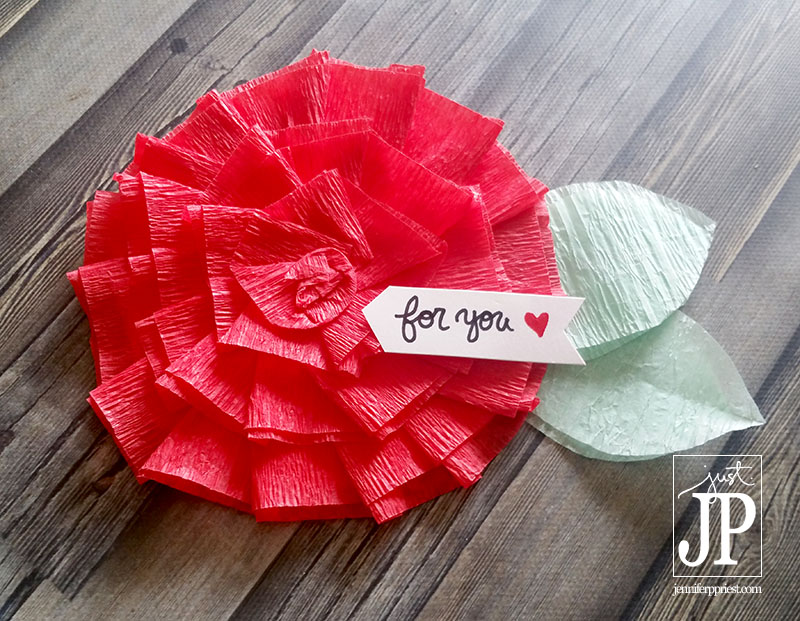 How to Make Crepe Paper Flowers - May Flowers Challenge - Tombow