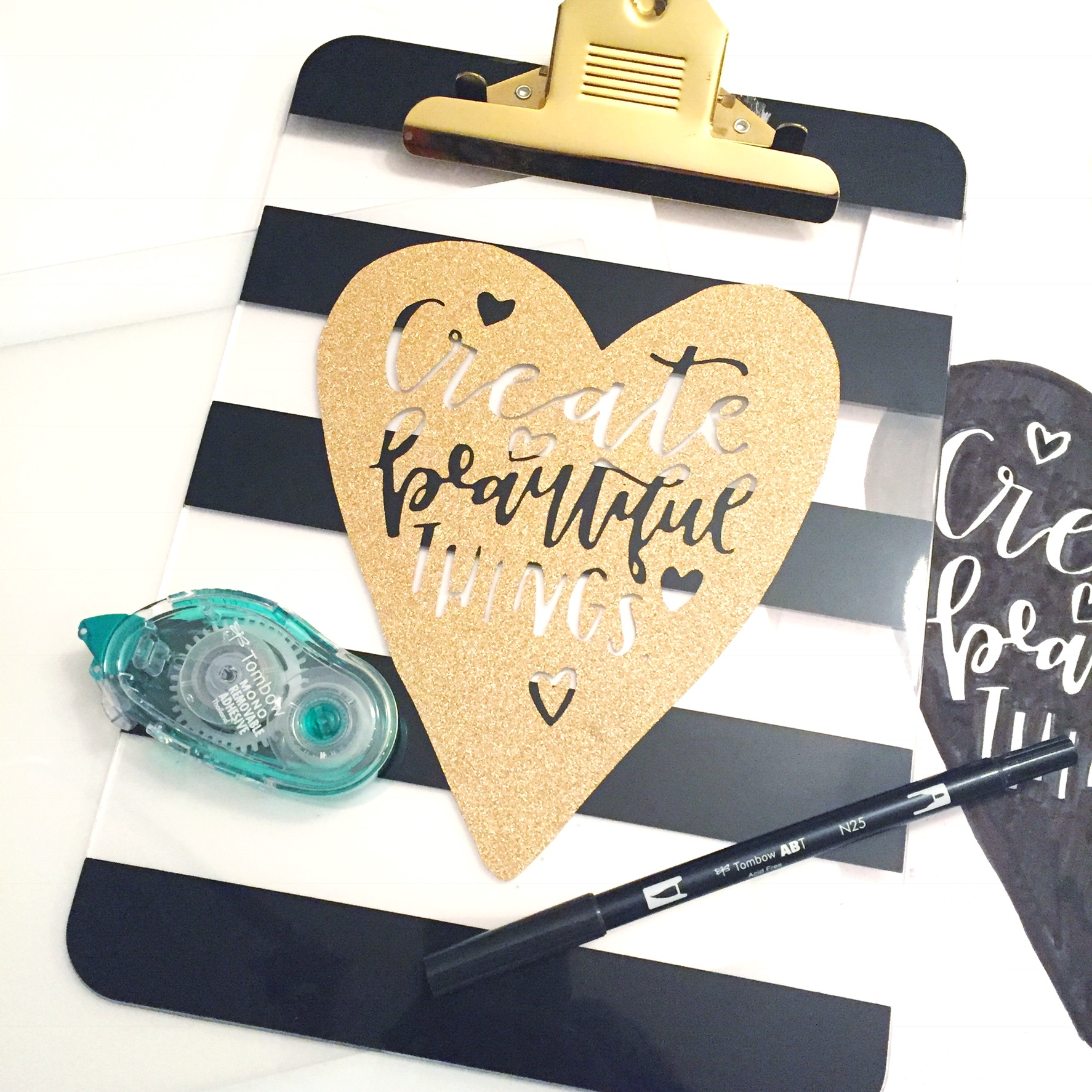 Lauren Fitzmaurice of @renmaecalligraphy takes you through 10 easy steps of transforming your own lettering into a fun and unique vinyl project using Cricut and Tombow USA products. For more lettering tips and tricks, follow Lauren on Instagram @renmadecalligraphy or on renmadecalligraphy.com.