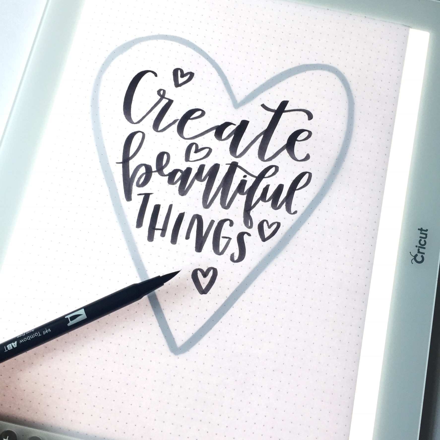 Lauren Fitzmaurice of @renmaecalligraphy takes you through 10 easy steps of transforming your own lettering into a fun and unique vinyl project using Cricut and Tombow USA products. For more lettering tips and tricks, follow Lauren on Instagram @renmadecalligraphy or on renmadecalligraphy.com.