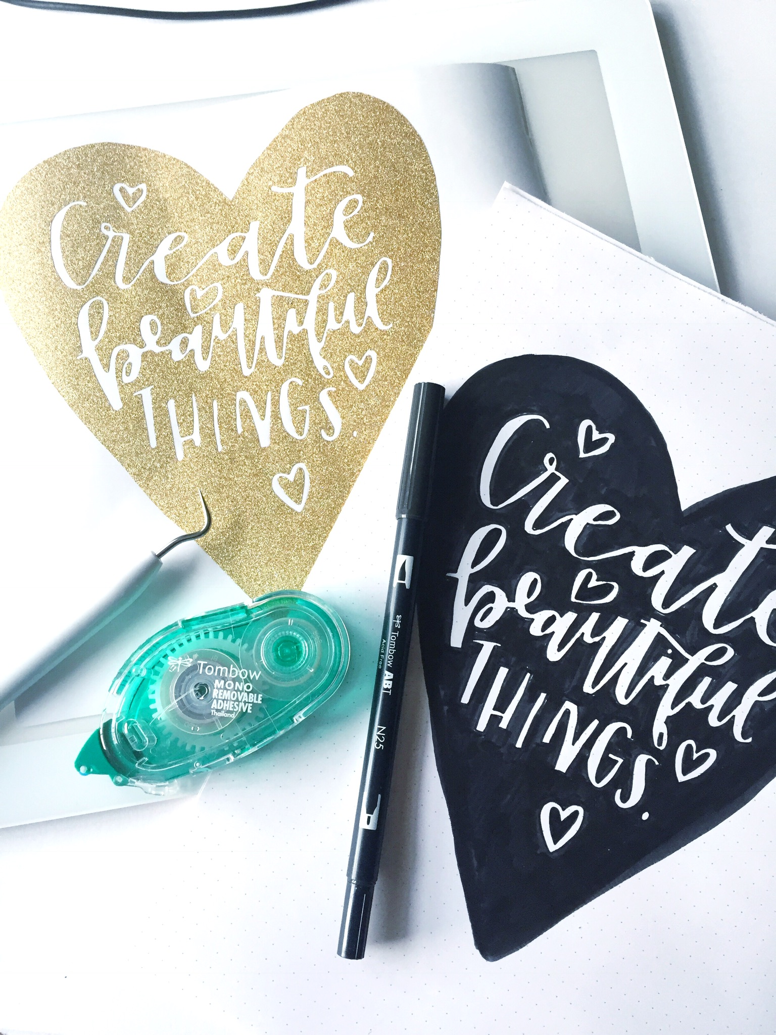 Lauren Fitzmaurice of @renmaecalligraphy takes you through 10 easy steps of transforming your own lettering into a fun and unique vinyl project using Cricut and Tombow USA products. For more lettering tips and tricks, follow Lauren on Instagram @renmadecalligraphy or on renmadecalligraphy.com.