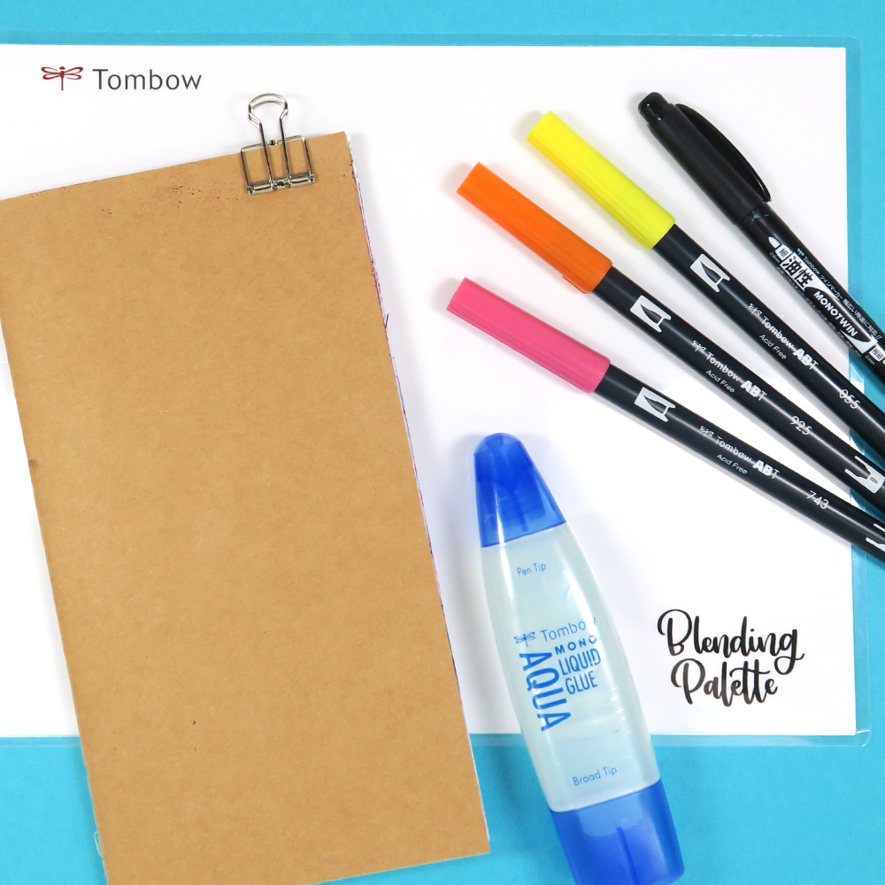 How To Art Journal with Scrapbook Supplies - Tombow USA Blog