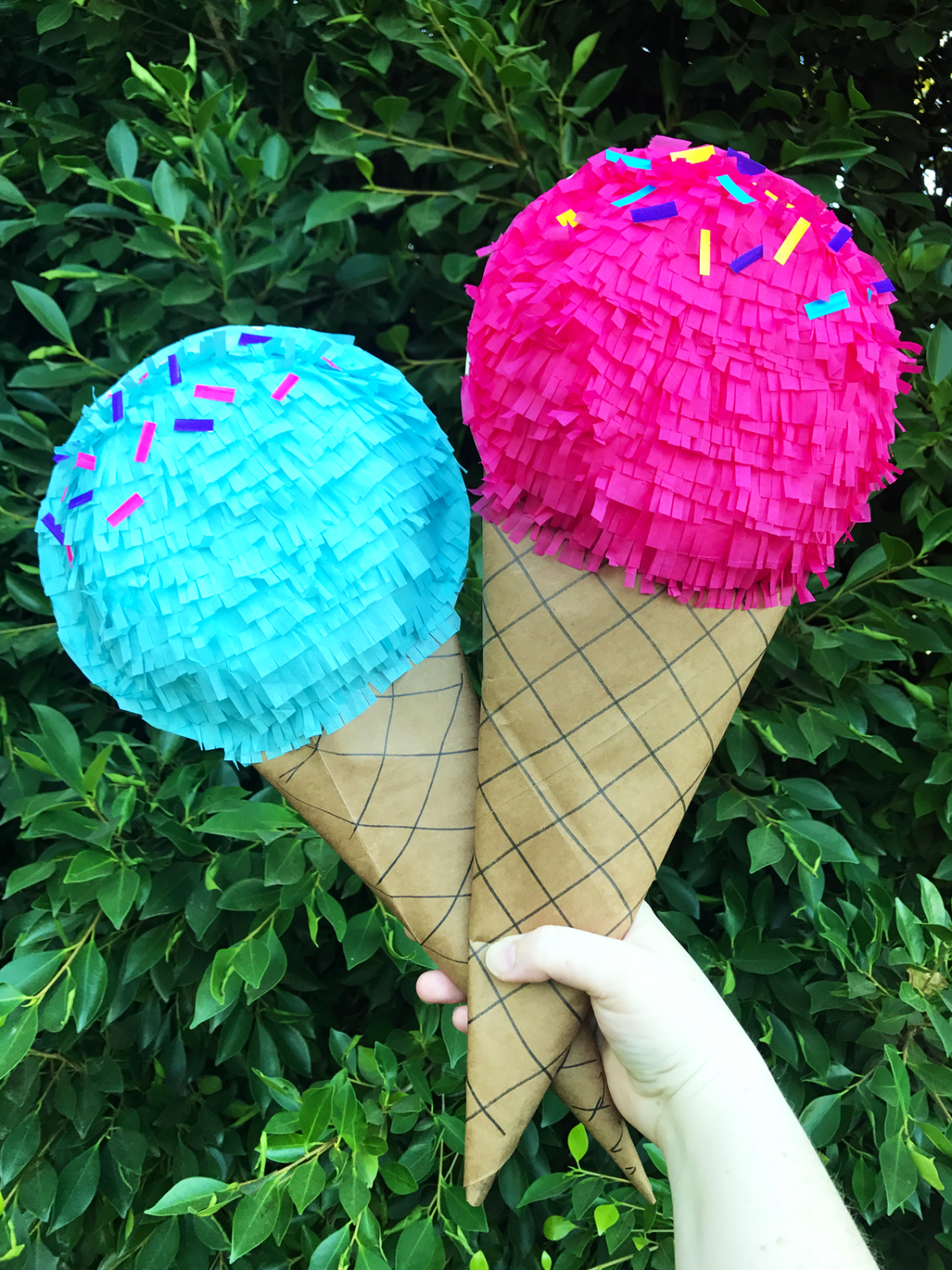 DIY Ice Cream Pinata Tombow PopFizzPaper