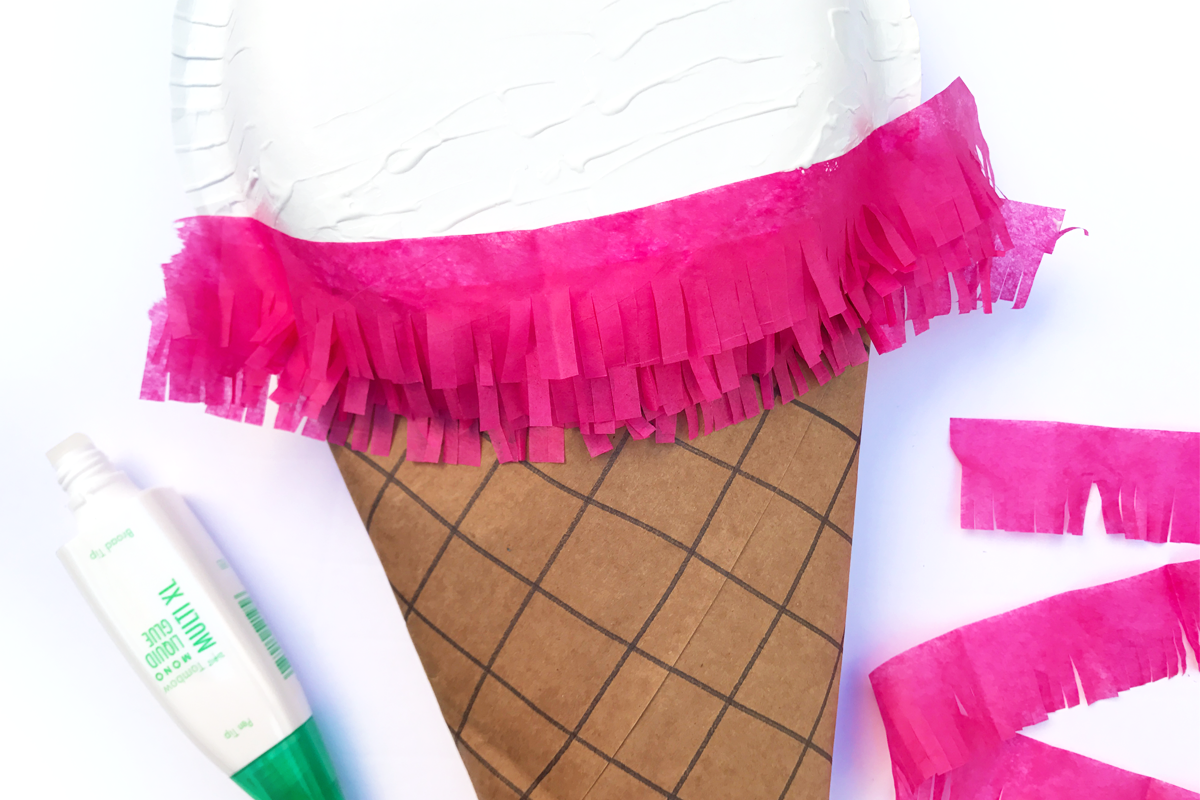 DIY Ice Cream Pinata Tombow PopFizzPaper