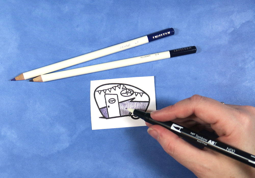 How to Use Irojiten Colored Pencils for Handmade Cards