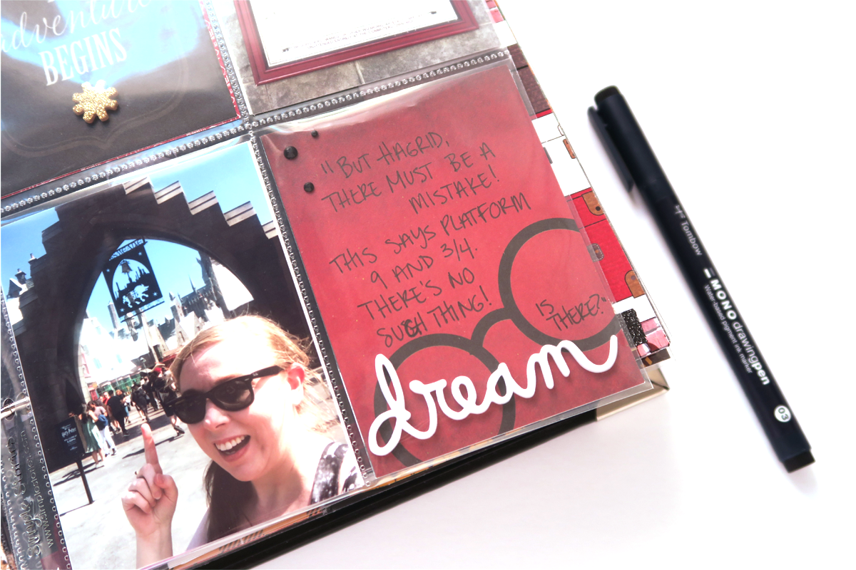 Scrapbook Journaling Hacks with Tombow MONO Drawing Pens @tombowusa @popfizzpaper #pfplovestombow