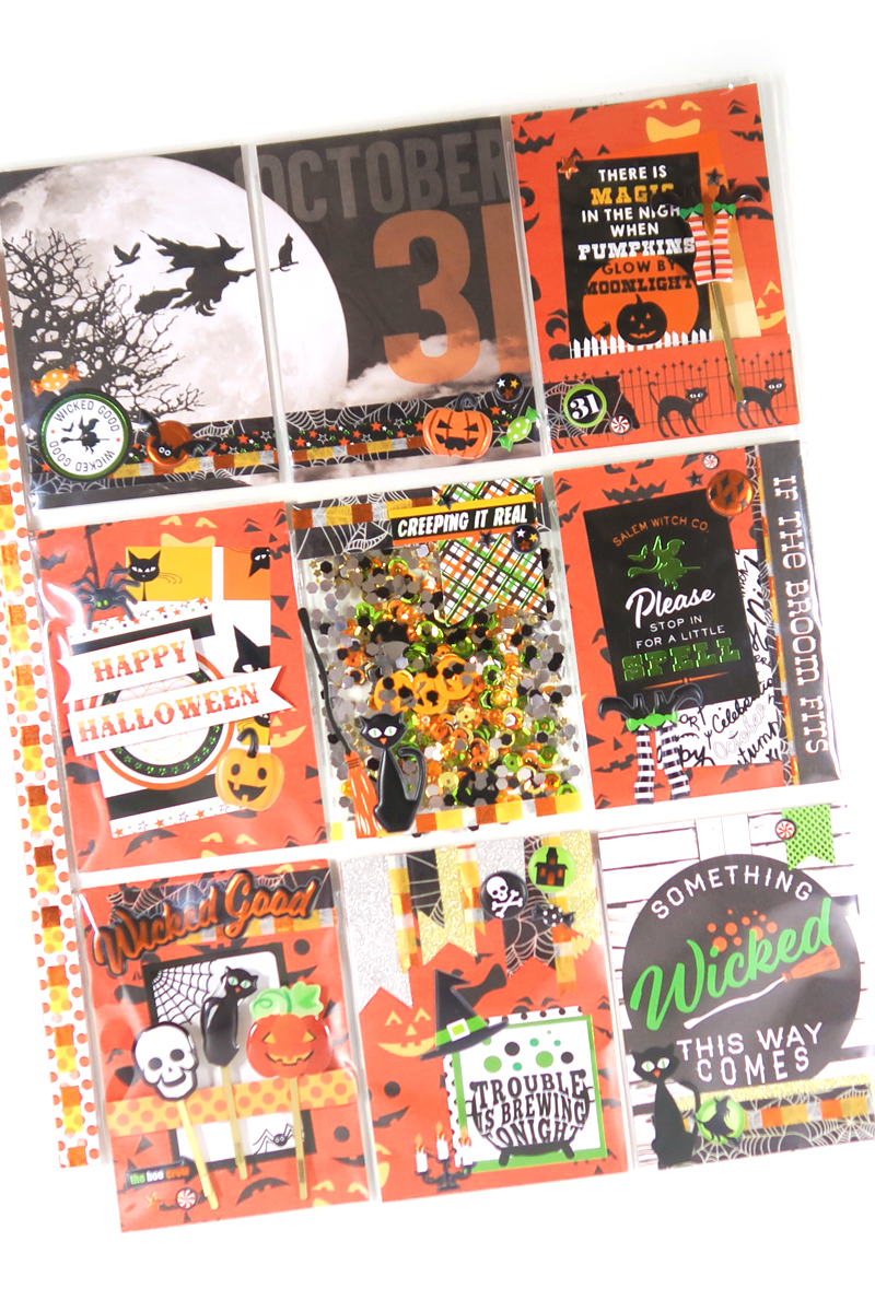Tombow Paper House Productions Halloween Pocket Letter PopFizzPaper #tombow #paperhouseproductions #popfizzpaper #pocketletter