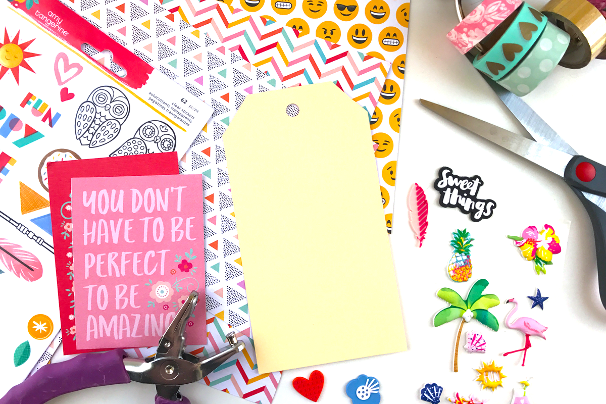 Tombow DIY Scrapbook Tag Book PopFizzpaper