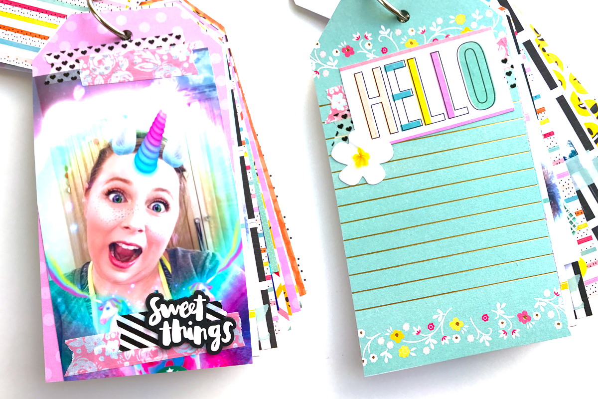 DIY Scrapbook Tag Book for National Scrapbook Day - Tombow USA Blog