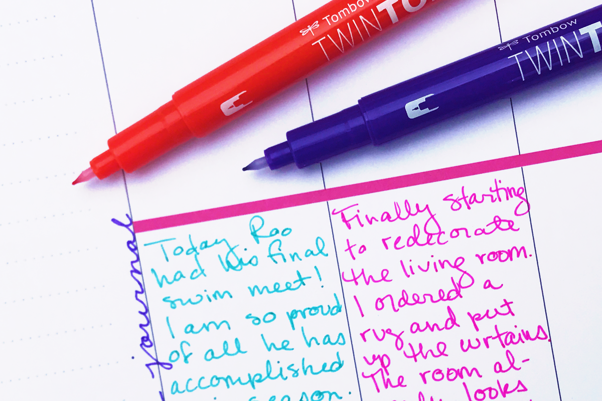 10 Ways to Use Tombow TwinTone Markers in Your Planner