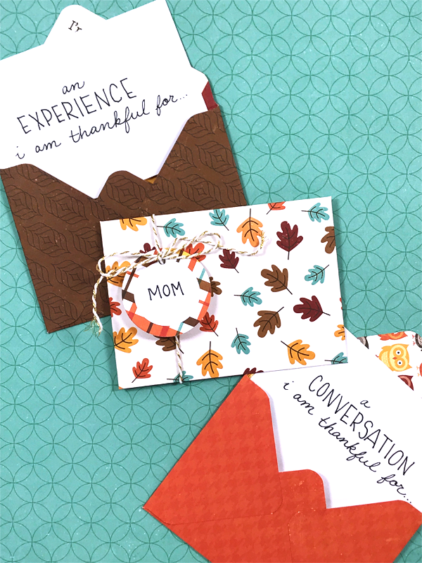 TombowUSA Tombow Thanksgiving Gratitude Place Cards Conversation Starter