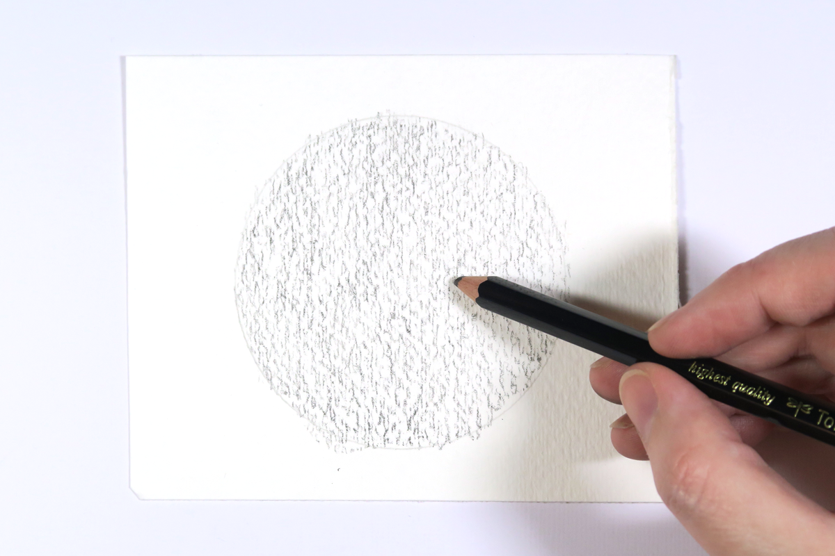 Moon Drawing using Tombow MONO Drawing Pencils with @tombowusa and @popfizzpaper #pfplovestombow