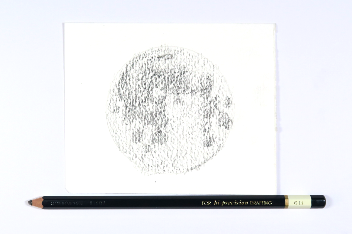 simple moon drawings in pencil