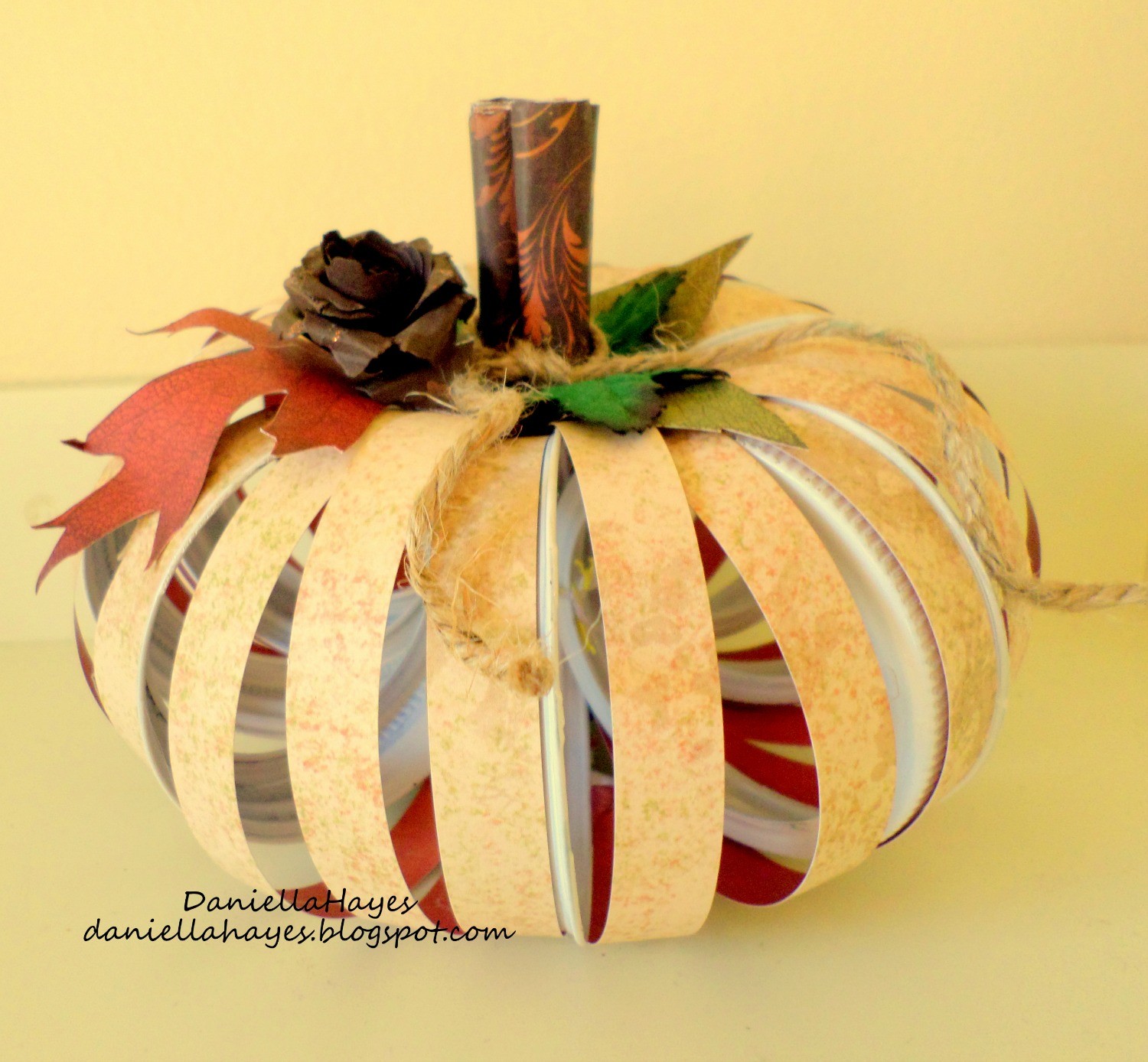 Daniella Hayes Canning Jar Lid Pumpkin 6