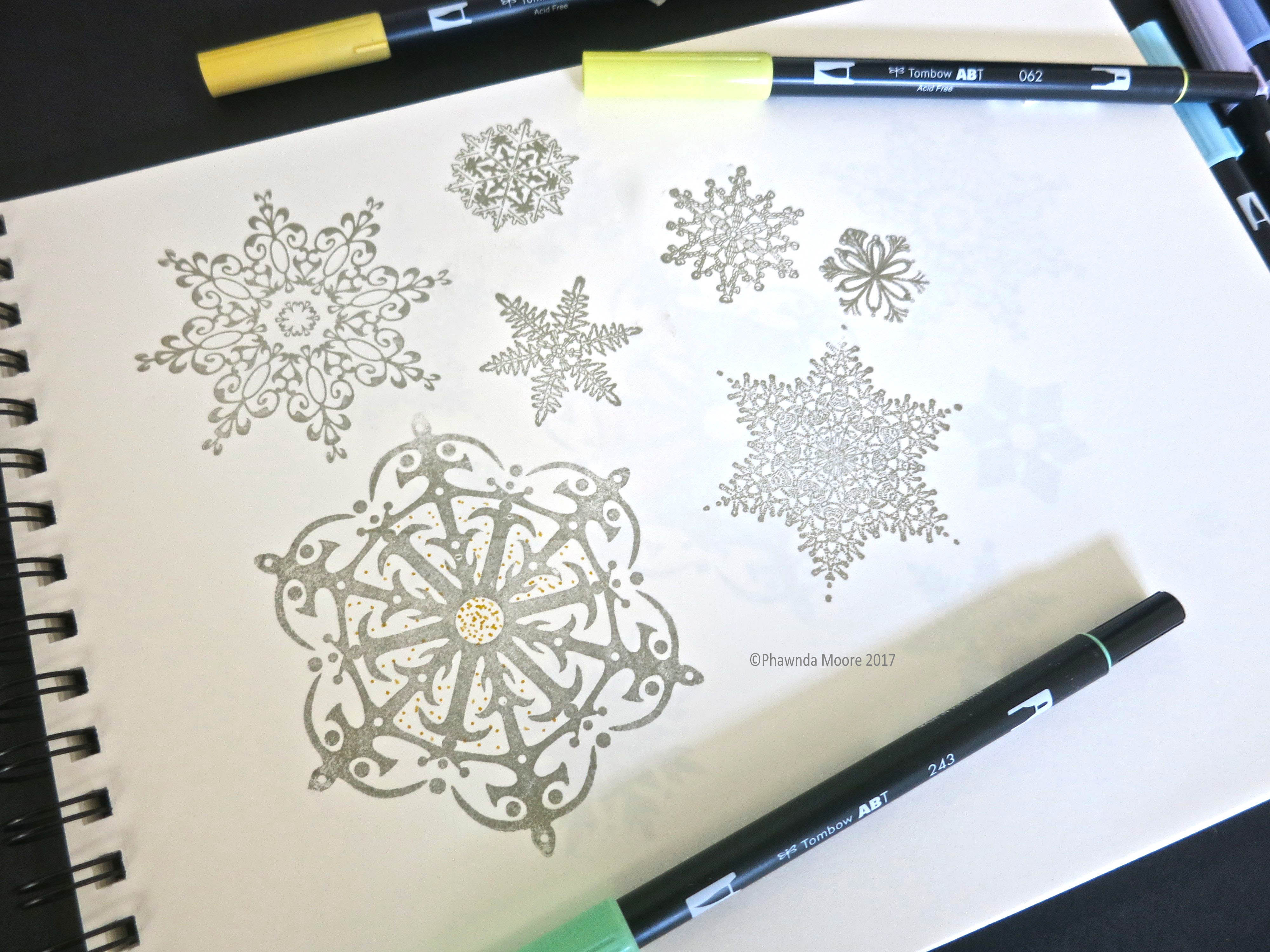 Snowflake Stickers 896