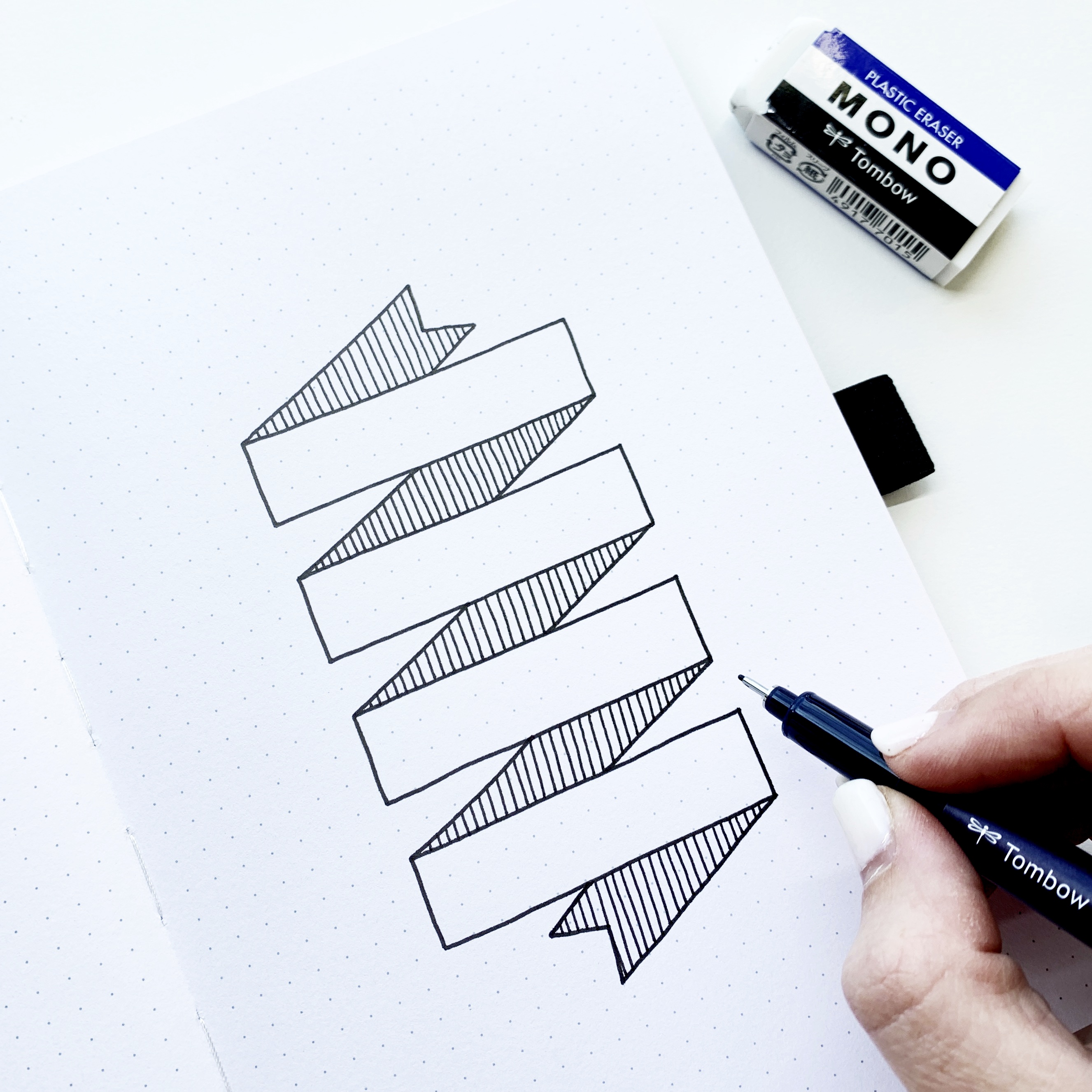 Simple Drawing Idea for your Planner - Tombow USA Blog