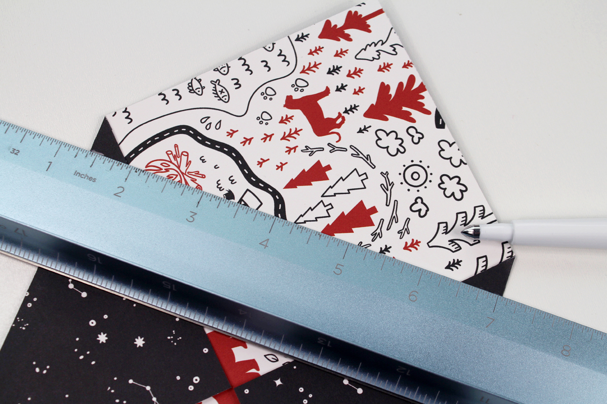 How to make an envelope with Echo Park paper
