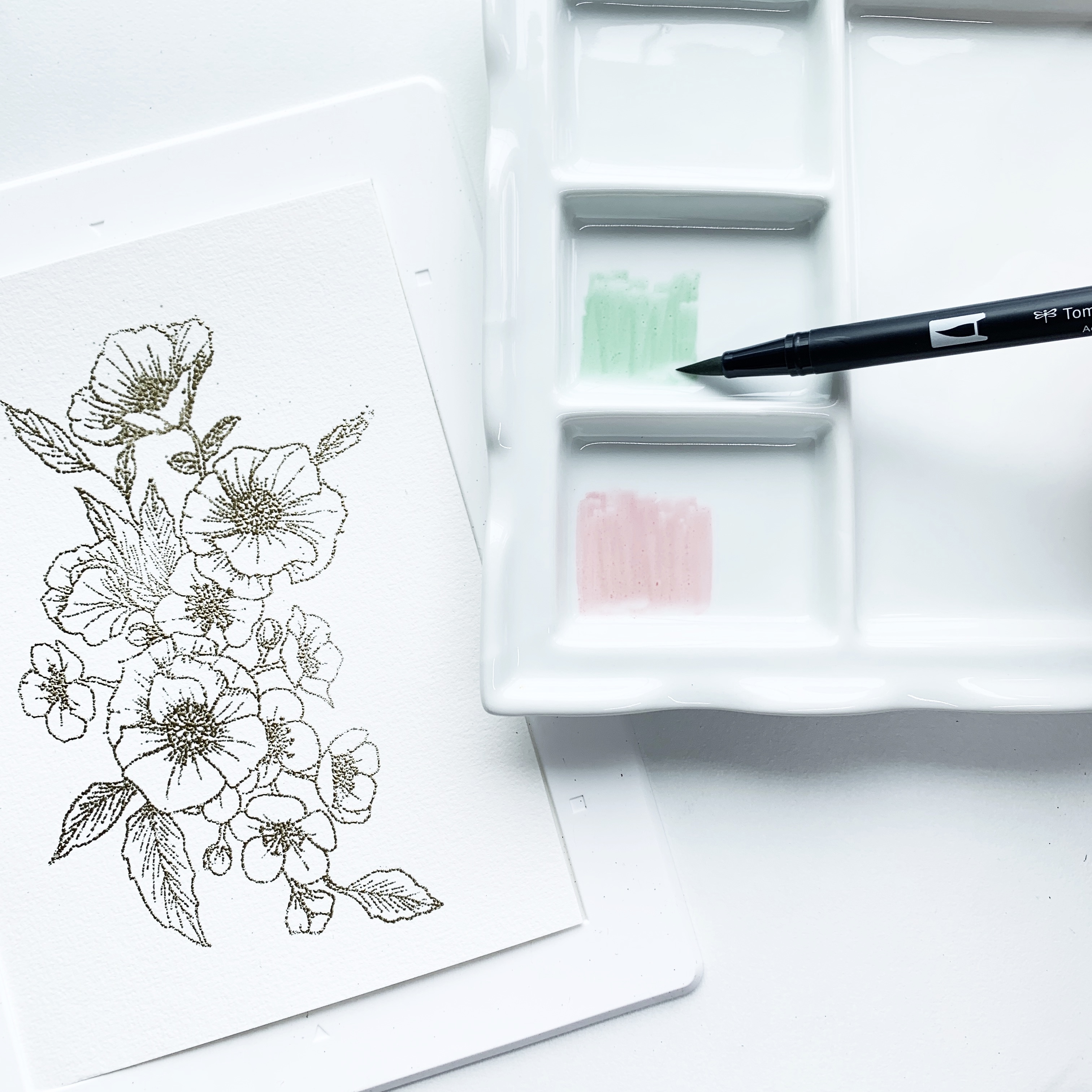 how to use clear stamps 