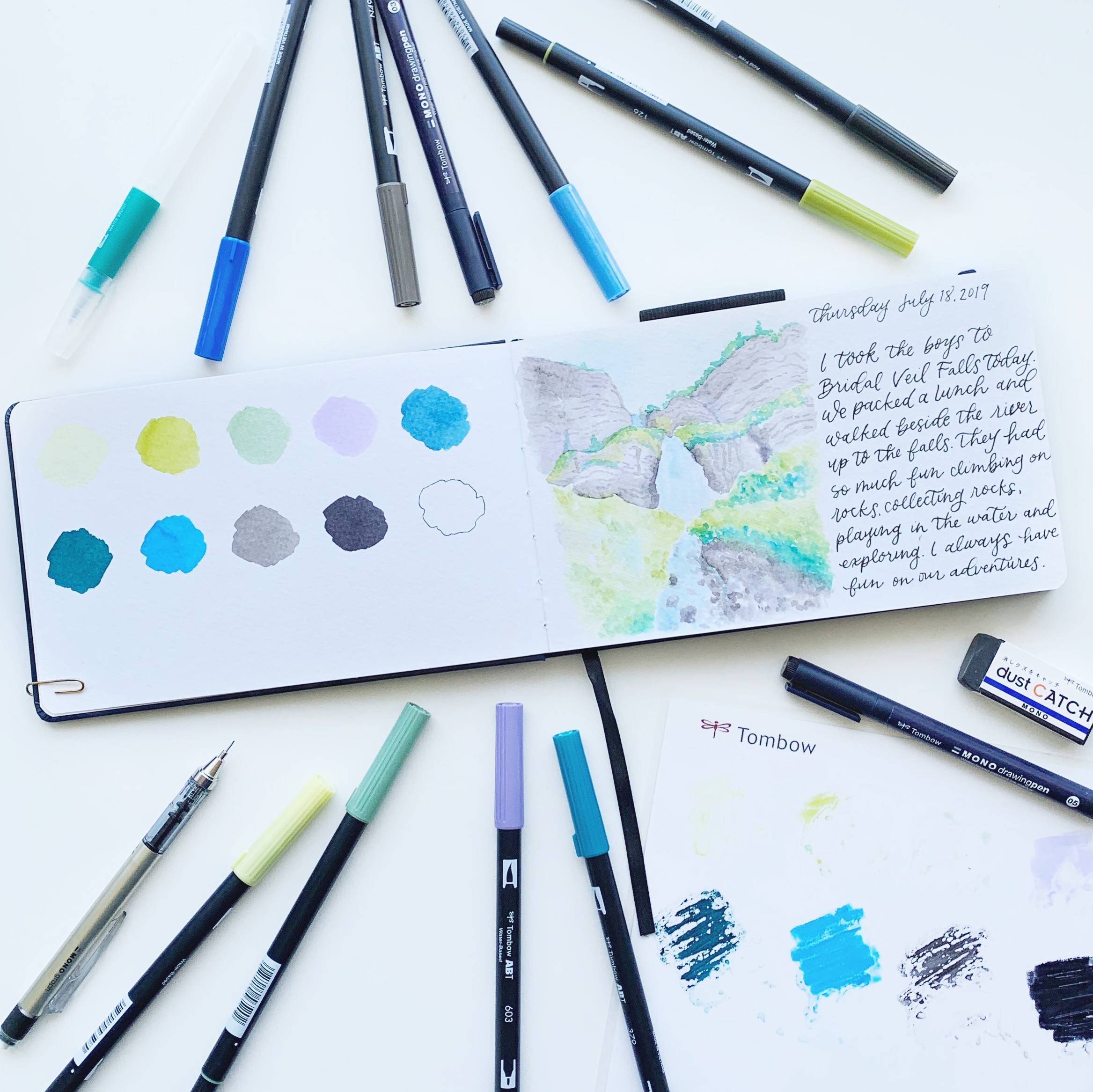 Watercolor Art Journaling with Tombow Markers - Tombow USA Blog