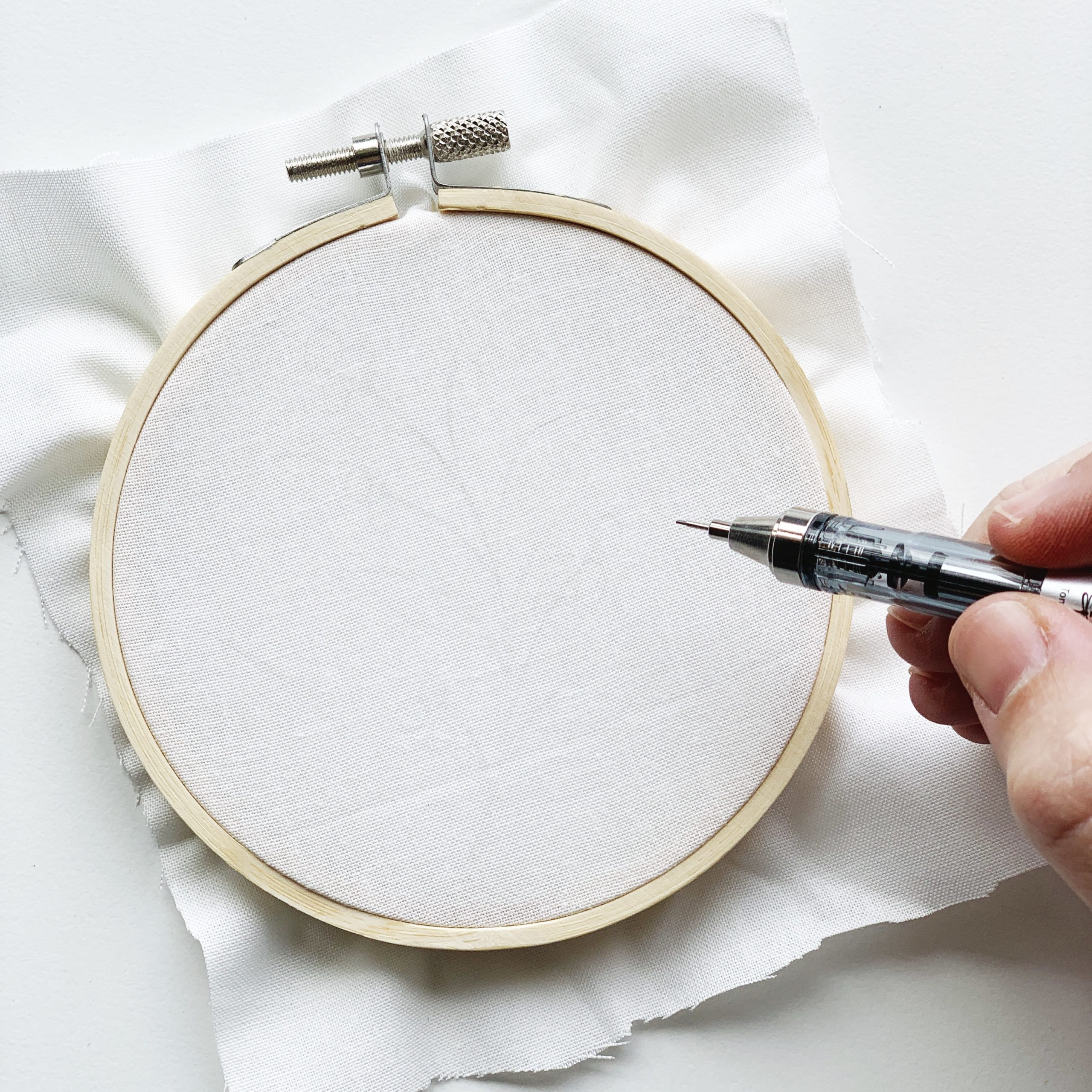 DIY Holiday Embroidery Hoop Gift - Tombow USA Blog