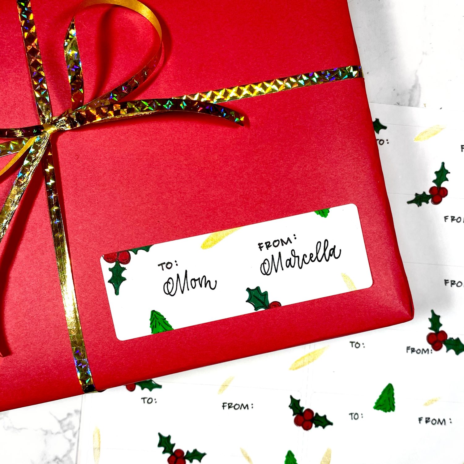 How to Make Photo Gift Tags