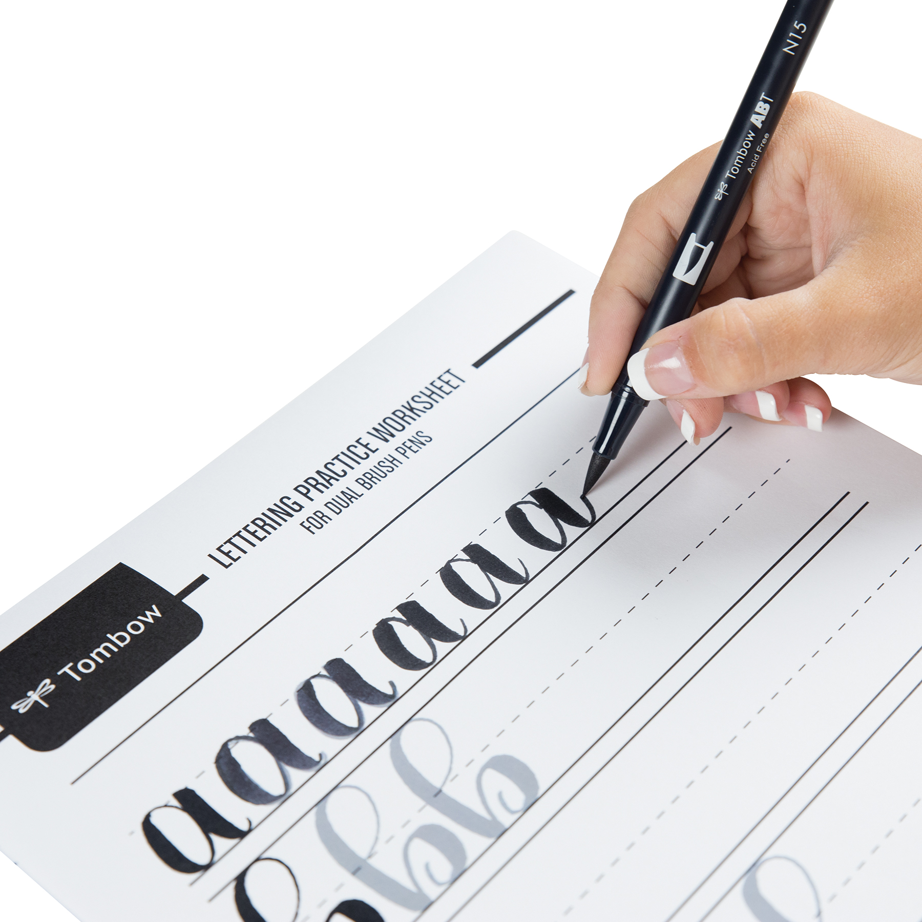  INSTALL Calligraphy Pen Practice Sheets