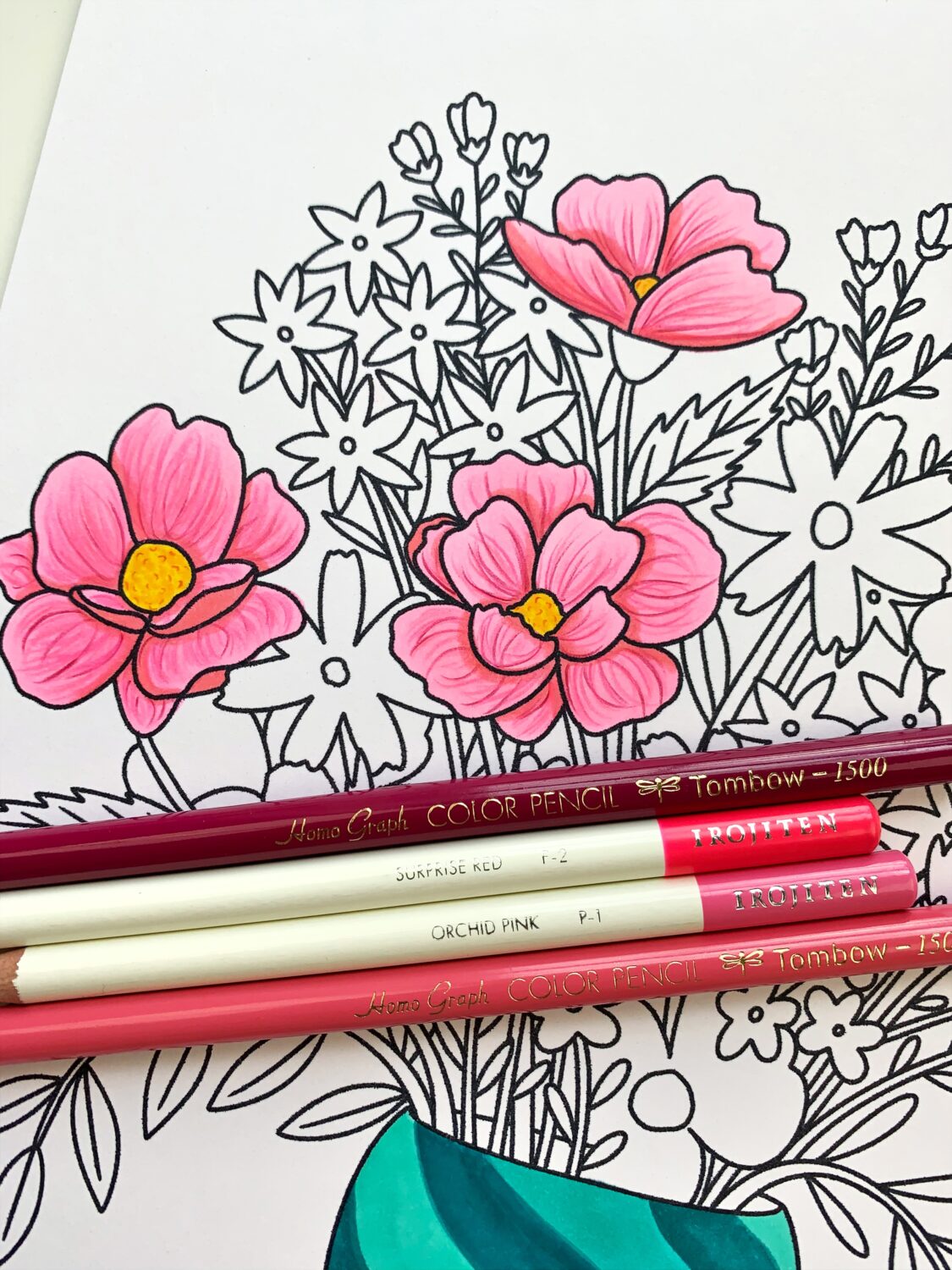 Free Coloring Worksheets for Relaxation - Tombow USA Blog