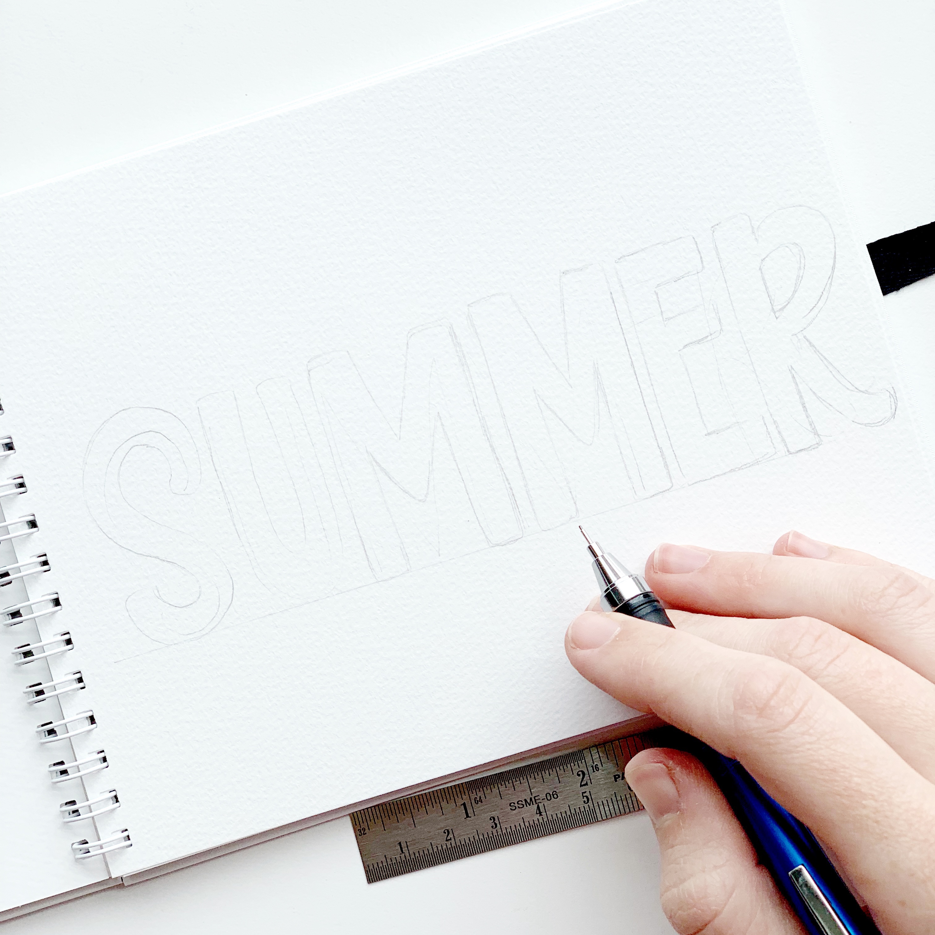 Learn how to create summer popsicle lettering with Adrienne from @studio80design!