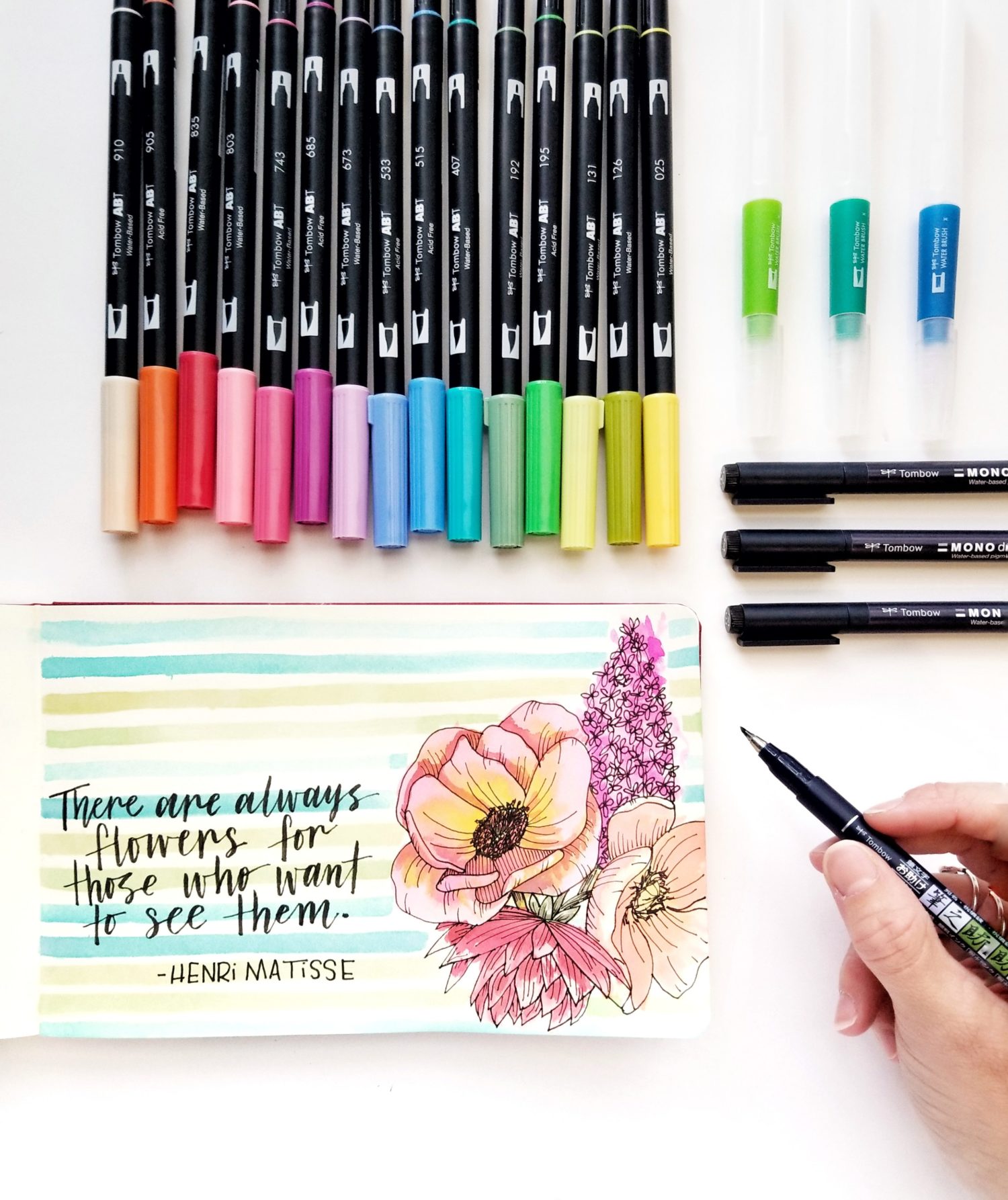 Scrapbook Journaling Hacks With Tombow MONO Drawing Pens - Tombow USA Blog