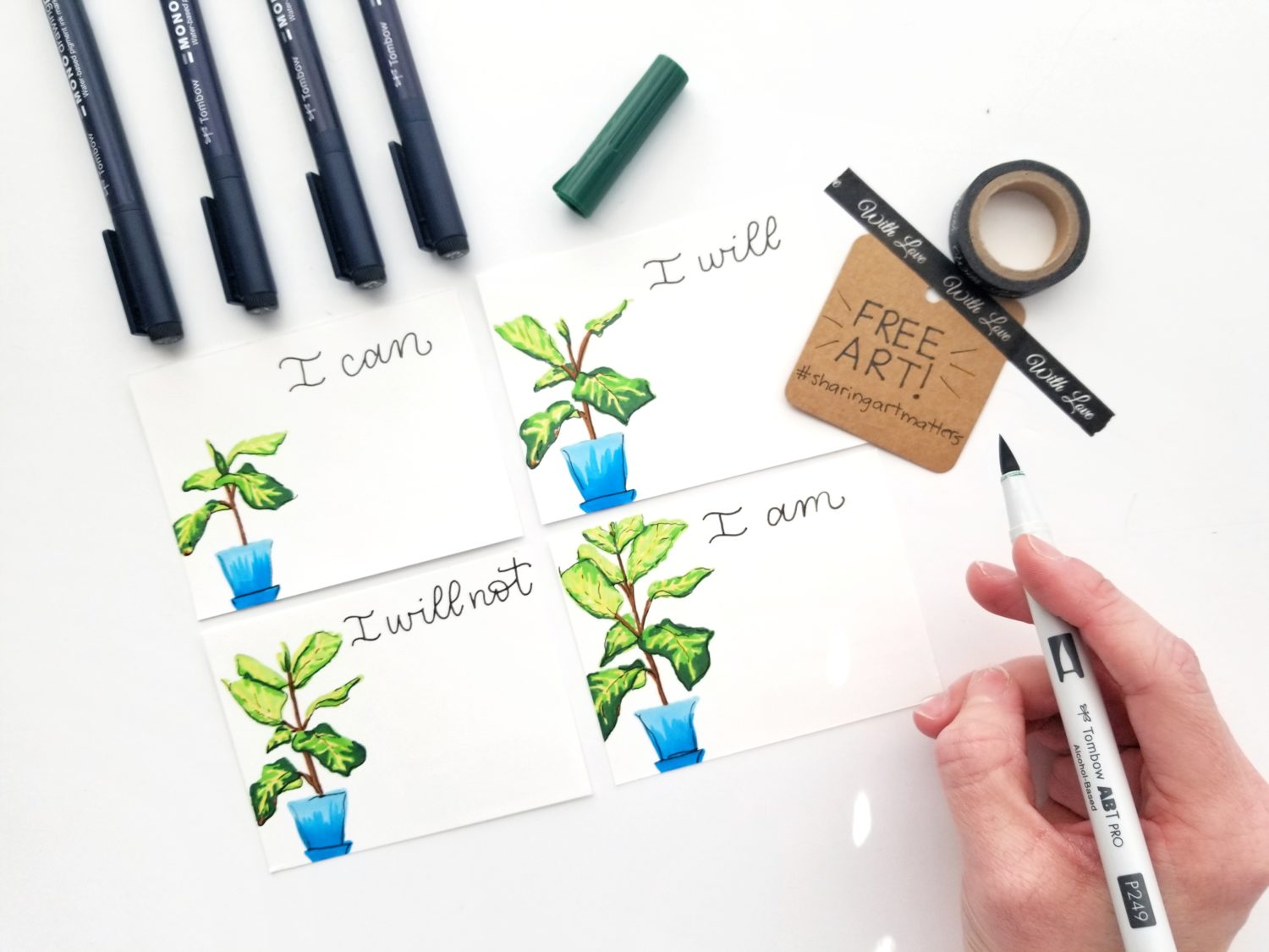 How to Create a Botanical Drawing Journal Spread - Tombow USA Blog