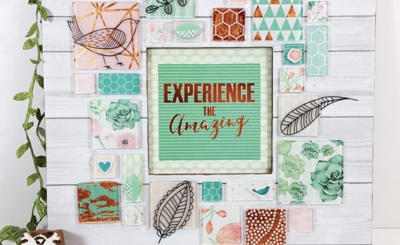 How to Create Home Decor with Scrapbook Supplies - Tombow USA Blog
