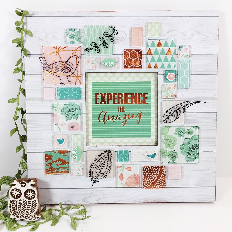 HOW TO CREATE HOME DECOR WITH SCRAPBOOK SUPPLIES BETH WATSON