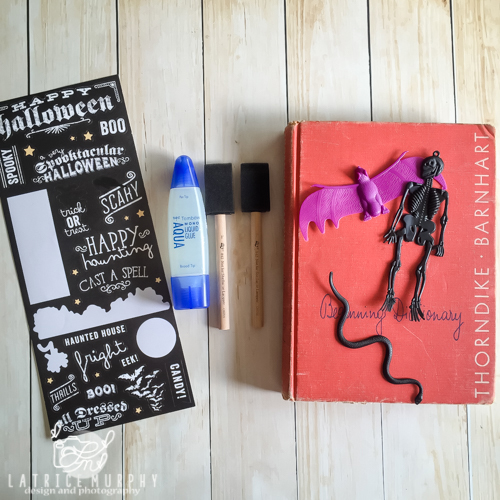 DIY Spell Book - Spooky Halloween Decor - DIY with Amy