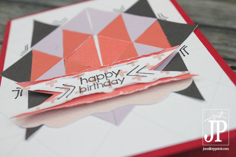 Handmade Paper Pieced Patchwork Greeting Card JPriest