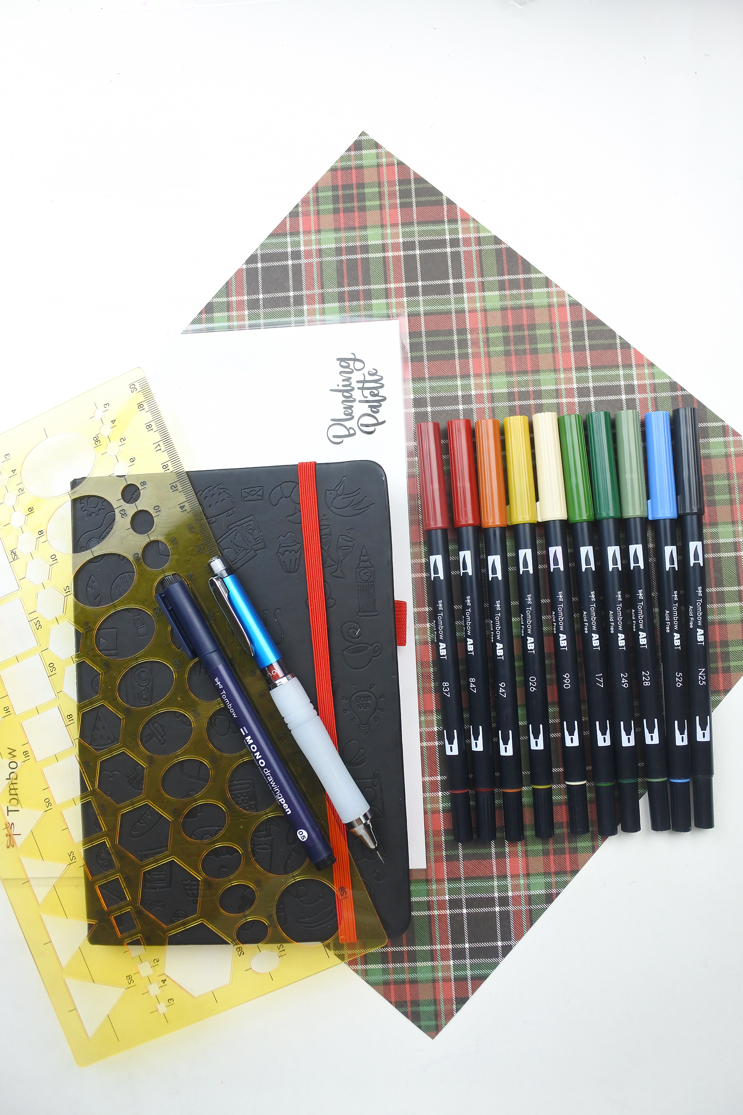 Bullet Journal Layout With New Dual Brush Pens - Tombow USA Blog