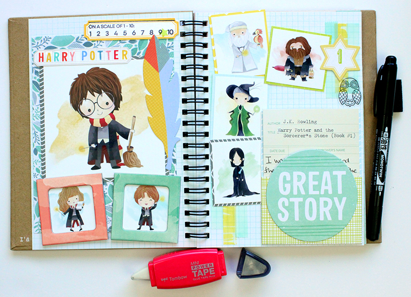 Scrapbook Mini Album - Harry Potter Theme 