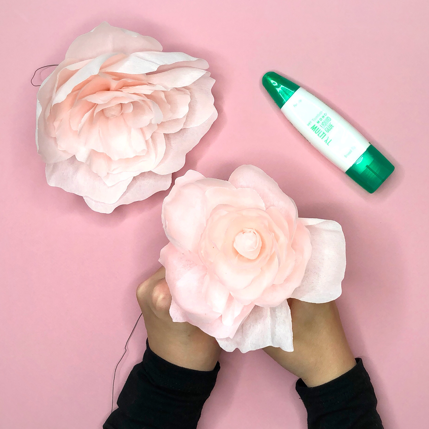 How to Make Easy Paper Flowers by Jessica Mack of BrownPaperBunny on behalf of Tombow