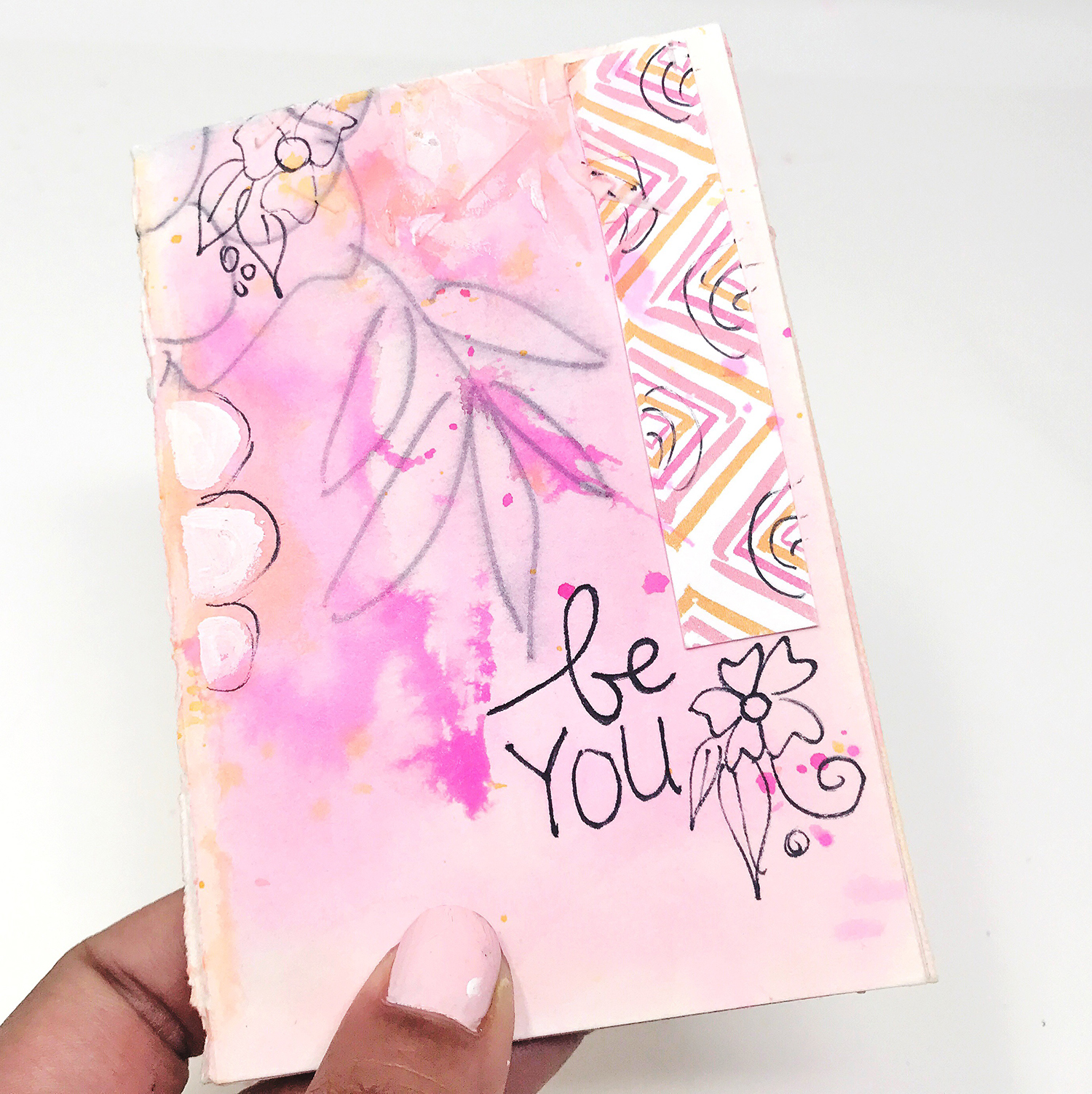 How to Make a Mini Art Journal from Scratch - Tombow USA Blog