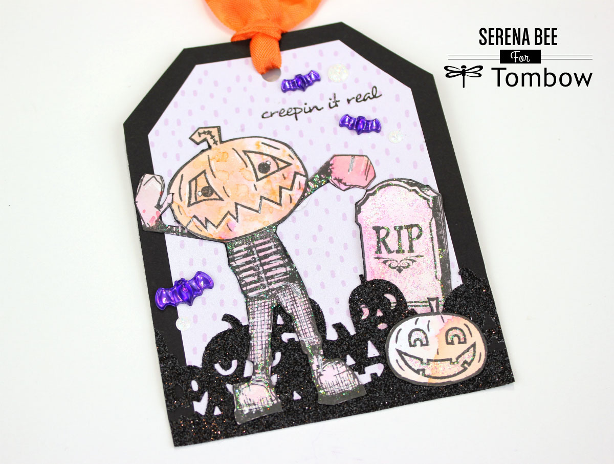 Watercolor Halloween Tags By Serena Bee