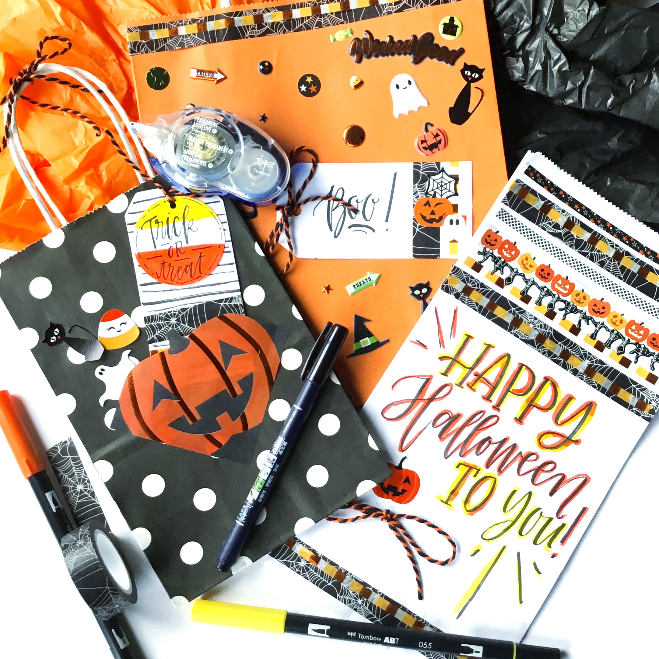 Lauren of Tombow USA Design Team and renmadecalligraphy.com shares 3 fun gift bags and tags using products fromTombow USA and Paper House Productions. Check out more tips and tricks on Lauren's Instagram @renmadecalligraphy.