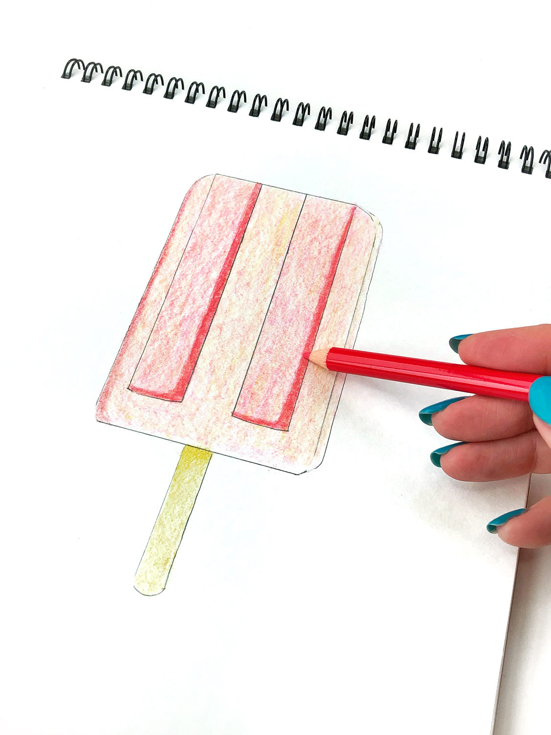 How to Draw a Colored Pencil Popsicle Tombow USA Blog