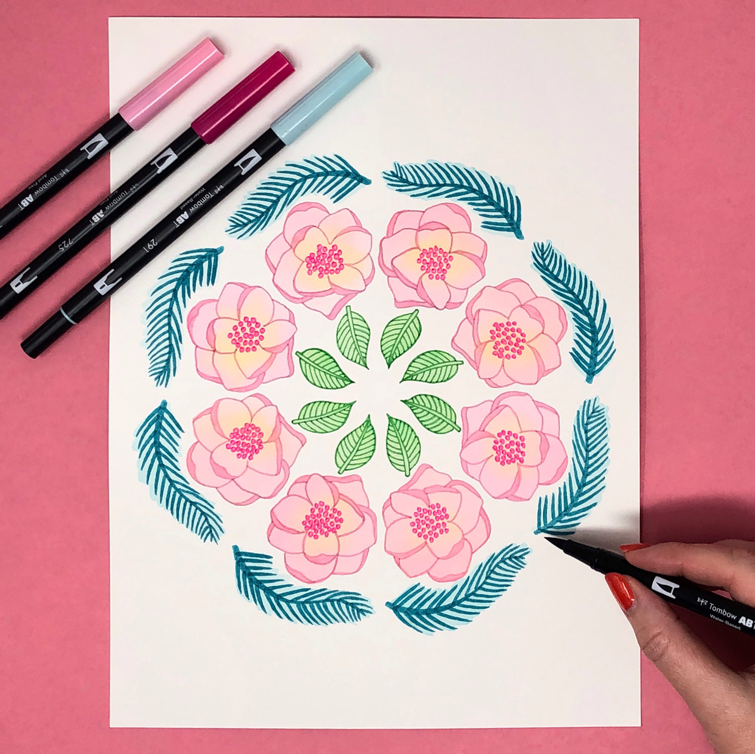 Pencil Shading Tips for Easily Sketching Flowers - Tombow USA Blog