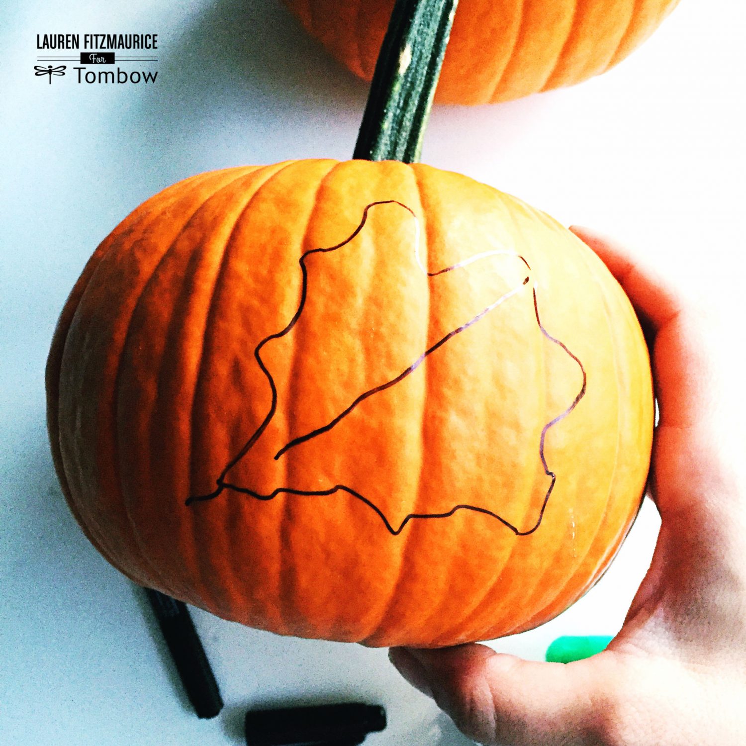 pretty pumpkins with tombow
