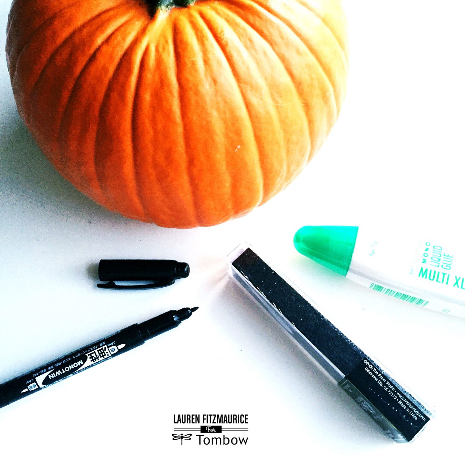 pretty pumpkins with tombow