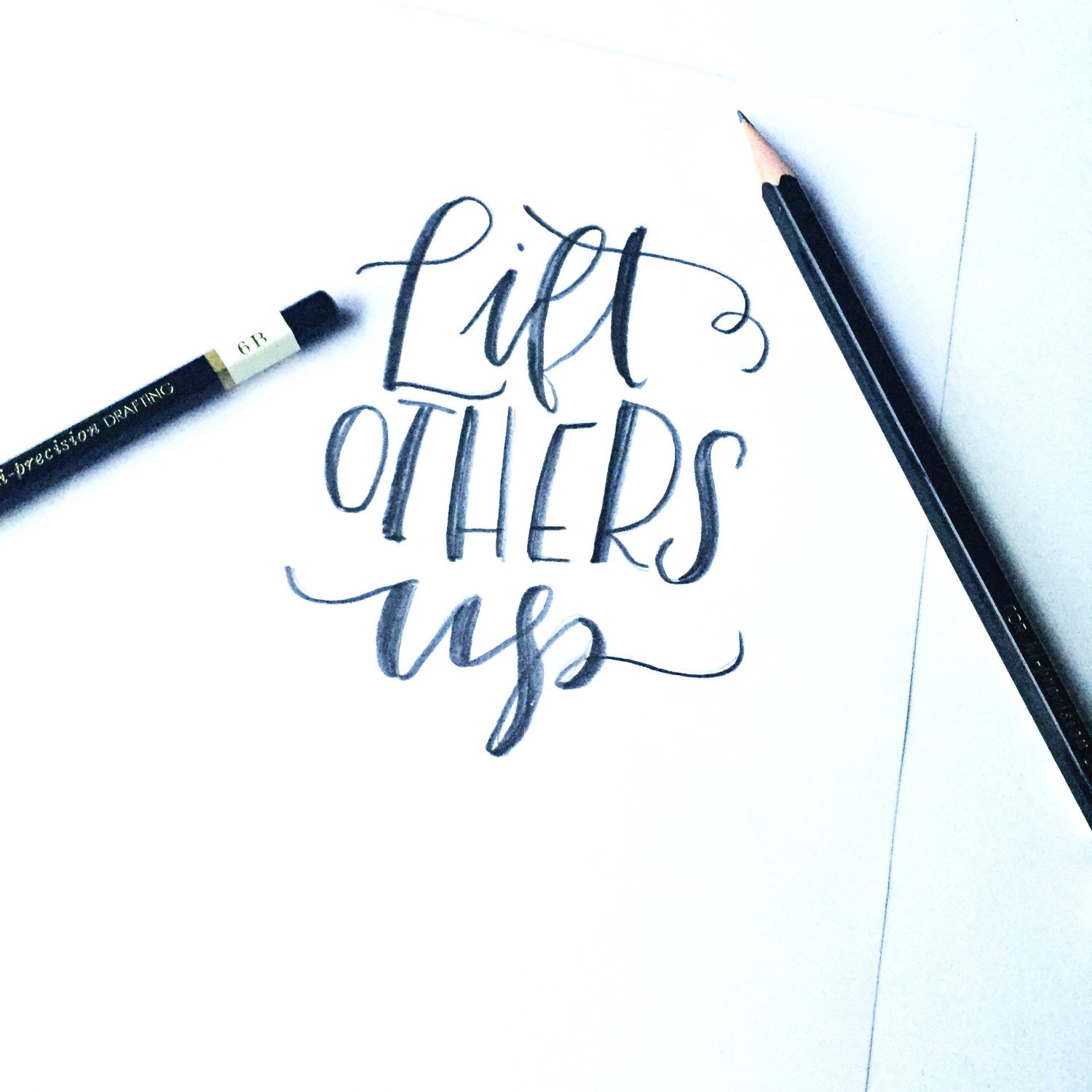 Pencil lettering on sale