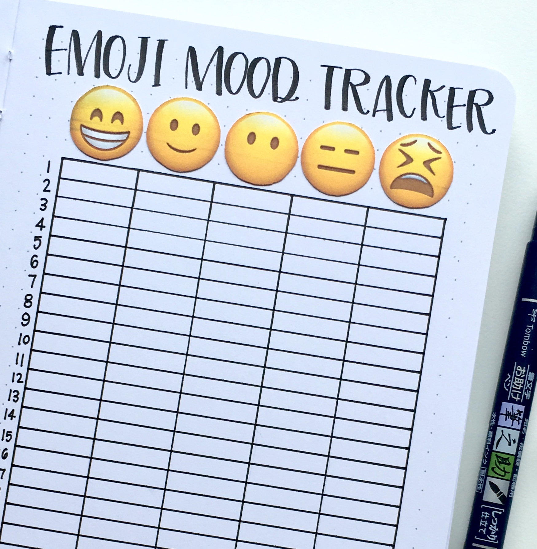 Emoji Mood Tracker - Adrienne 7